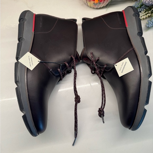 Cole Haan Men's Zerogrand Waterproof Chukka Boot - Pinot/Magnet - Picture 7 of 10